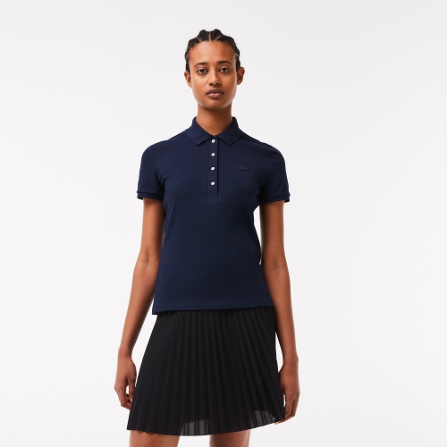 Women's Lacoste Slim Fit Stretch Cotton PiquÃ© Polo Shirt