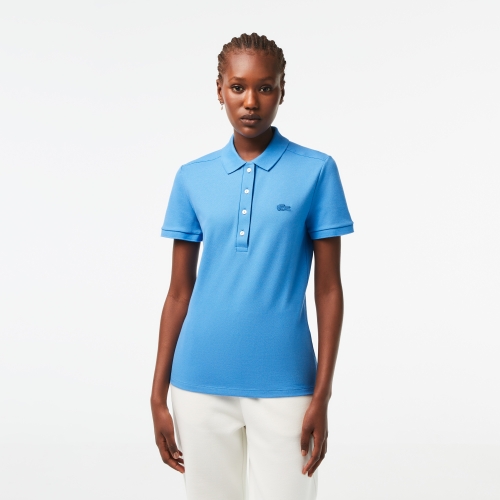 Women's Lacoste Slim fit Stretch Cotton PiquÃ© Polo Shirt