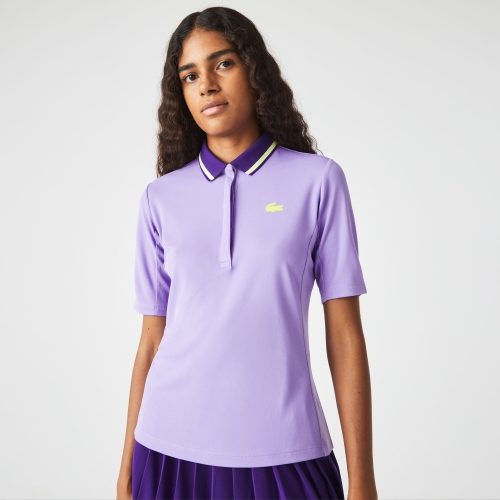 Women's Lacoste SPORT Thermo-Regulating Piqué Tennis Polo Shirt