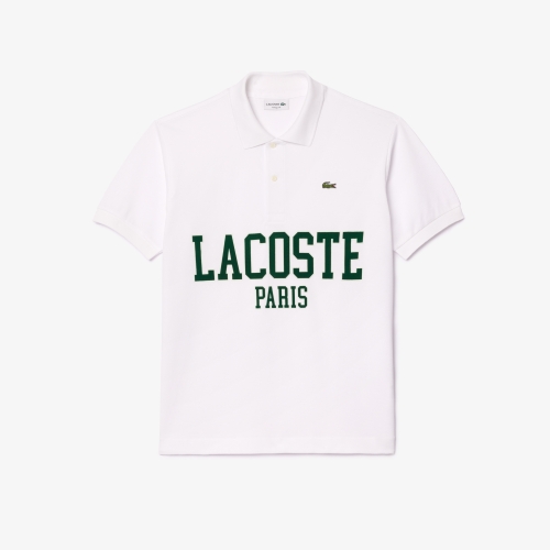 Original L.12.12 Lacoste Flocked Pique Polo Shirt 