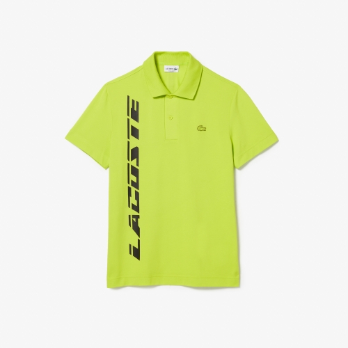 Men's Lacoste Regular Fit Branded Piqué Polo Shirt