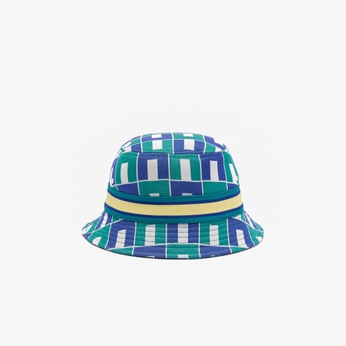 Interlock Jacquard Patterned Bucket Hat
