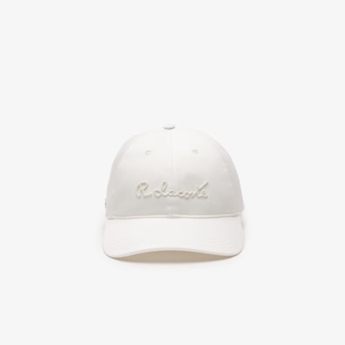 R. Lacoste 3D Embroidered Cap