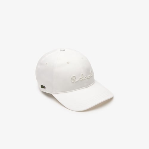 R. Lacoste 3D Embroidered Cap