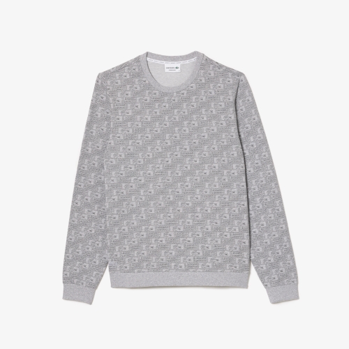 Printed Cotton Fleece Lounge Sweatshirt