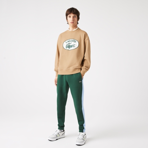 Men's Loose Fit Branded Monogram Print Sweatshirt