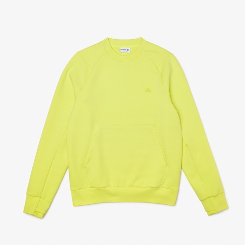Men’s Crew Neck Kangaroo Pocket Cotton Blend Sweatshirt