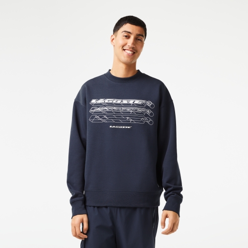 Men's Lacoste Loose Fit Branded Sweatshirt