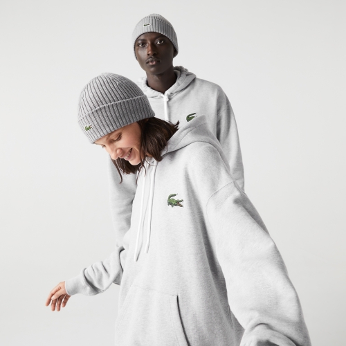 Unisex Loose Fit Hooded Organic Cotton Sweatshirt