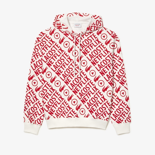 Men’s Lacoste x Netflix Loose Fit Organic Cotton Sweatshirt