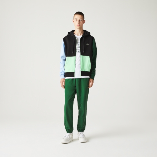 Men's Lacoste Classic Fit Color-block Hooded Zip Sweatshirt