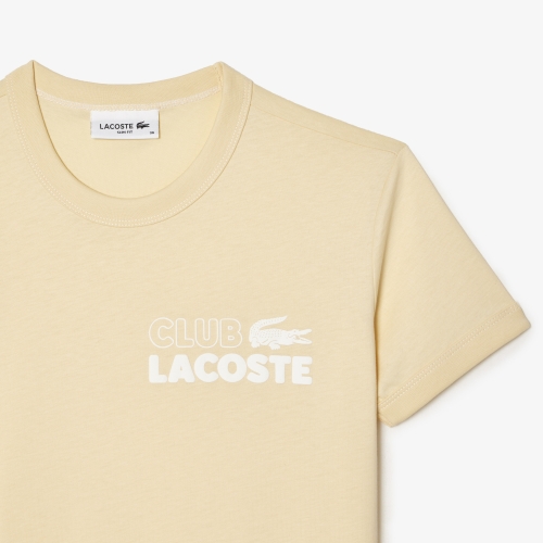 Women’s Lacoste Slim Fit Organic Cotton Jersey T-shirt