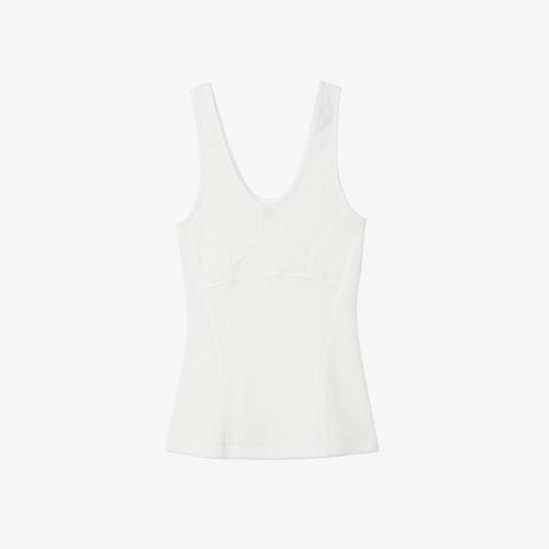 French Made Slim Fit Ribbed Tank