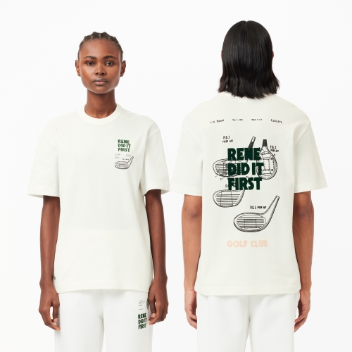 Patent Back Piqué T-shirt