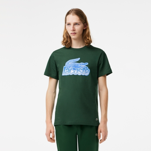 Men’s Lacoste Cotton Jersey Print T-shirt