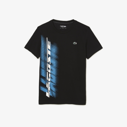 Men's Lacoste SPORT Regular Fit T-shirt with Contrast Branding