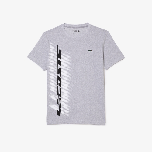 Men's Lacoste SPORT Regular Fit T-shirt with Contrast Branding