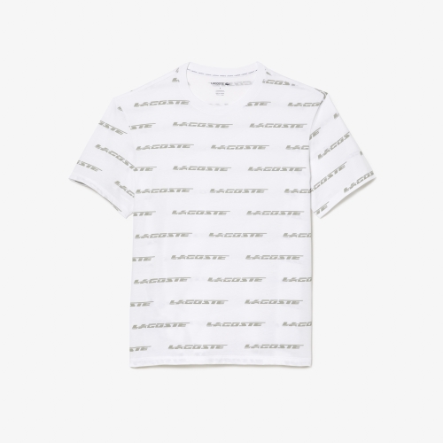 Men’s Lacoste Cotton Jersey Logo Print T-shirt