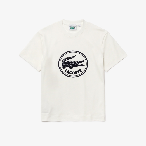 Men's Crew Neck 3D Printed logo Cotton T-shirt