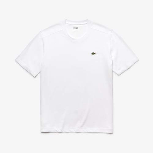Men’s Lacoste SPORT Crew Neck Breathable Cotton Blend T-shirt