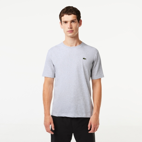 Men's Lacoste SPORT Crew Neck Breathable Cotton Blend T-shirt
