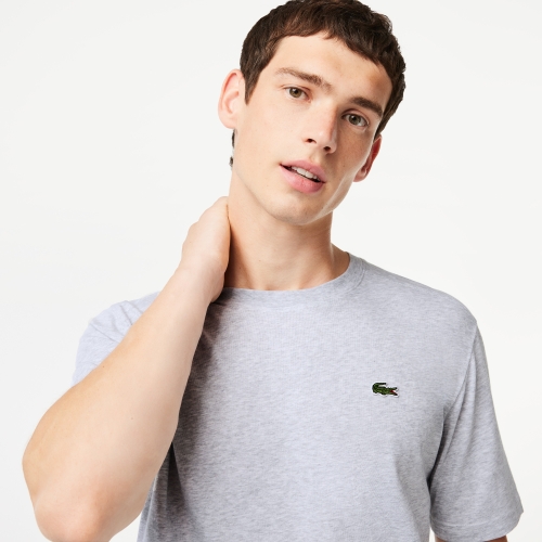 Men's Lacoste SPORT Crew Neck Breathable Cotton Blend T-shirt