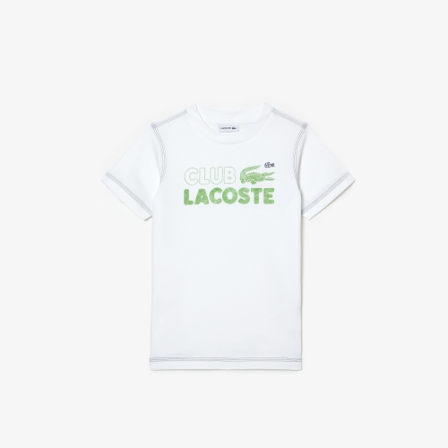 Kids’ Branded Print Organic Cotton T-shirt 