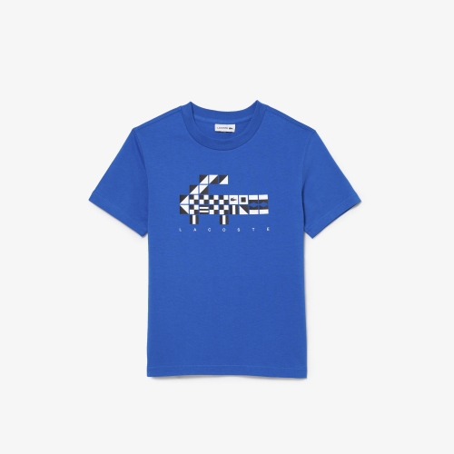 Kids' Lacoste Oversised Nautical Style T-shirt