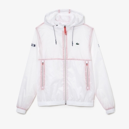 LACOSTE NOVAK DJOKOVIC フード付きジャケット US L Men's Lacoste Tennis x Novak Djokovic Zip Jacket